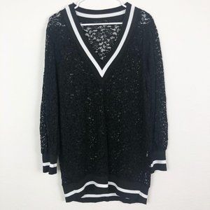 Zara Woman Long Sleeve Lace Dress